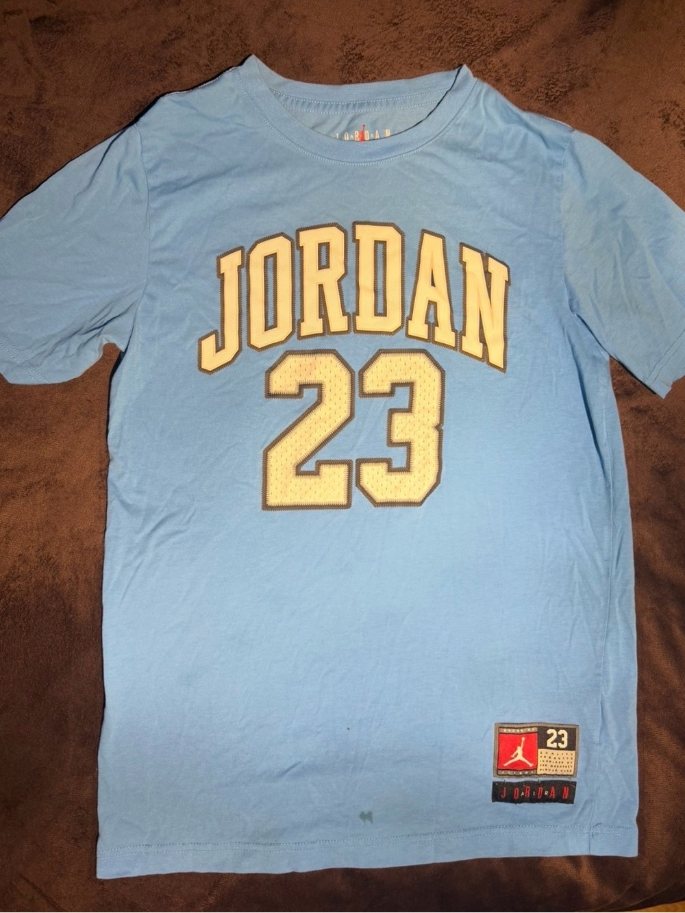 Jordan Light Blue '23' Graphic Short Sleeve Tee